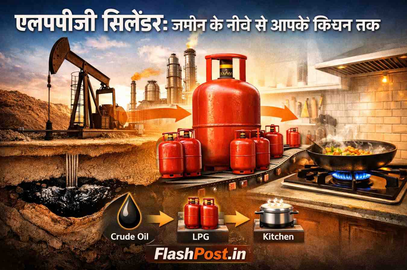 LPG Cylinder Ki Gas Kese banti he? 