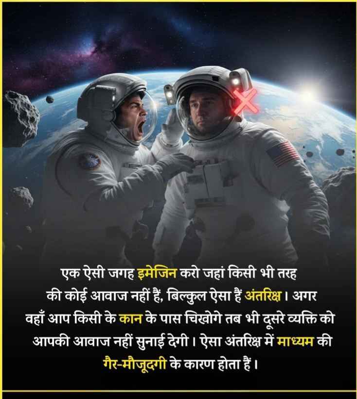Antariksh Mein Chup! Kyun Sunayi Nahi Deti Aawaz?
