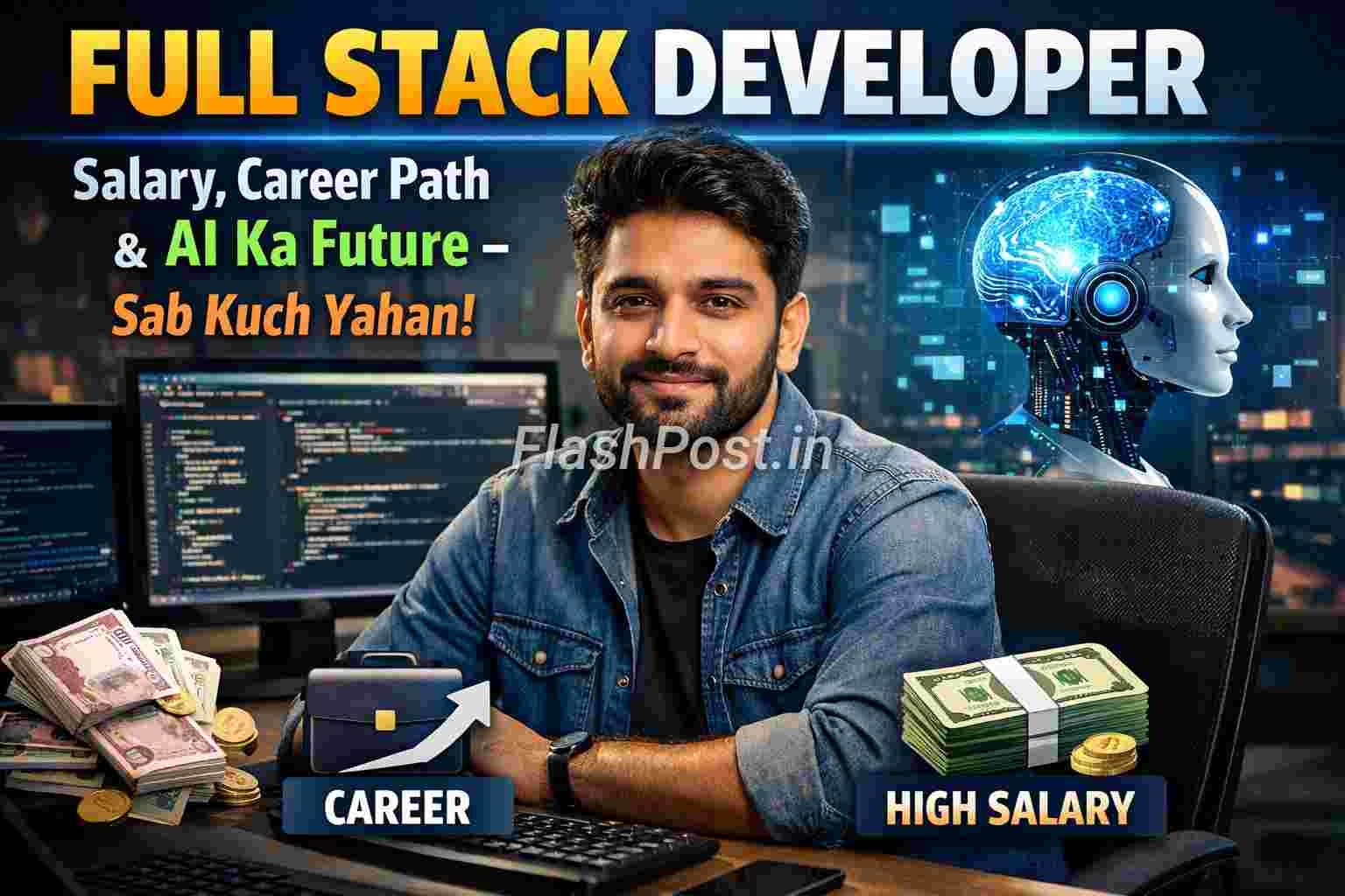 Full Stack Developer: Salary, Career Path, & AI Ka Future – Sab Kuch Yahan!