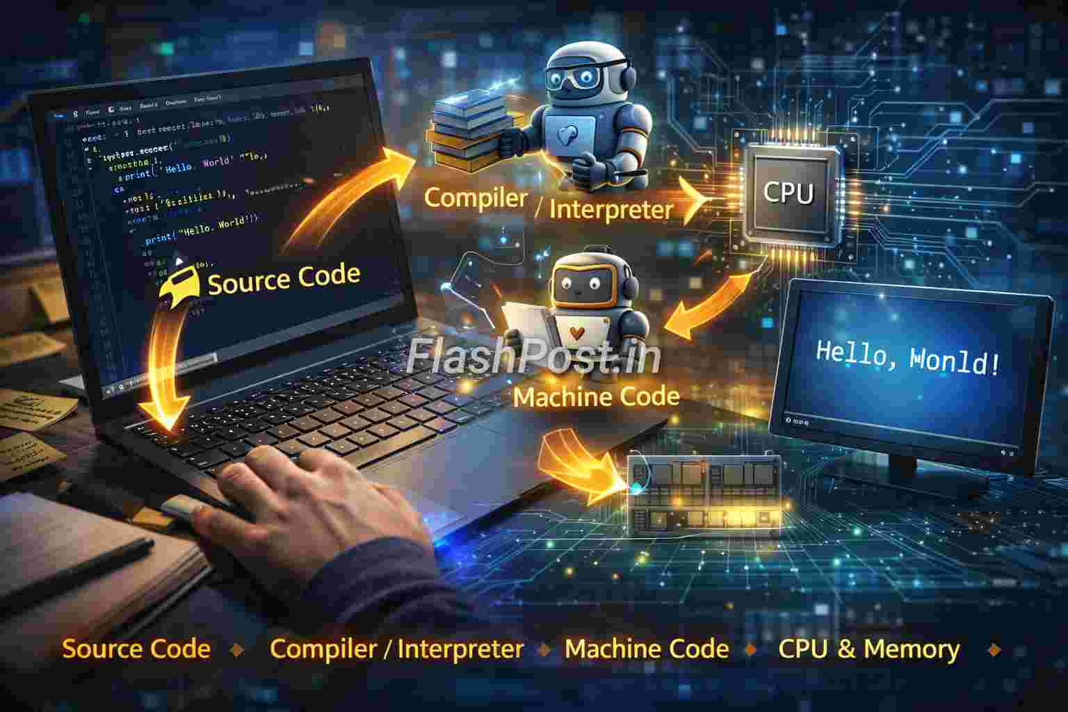 Code Ka Jaadu: Kaise Chalta Hai Aapka Likha Hua Program? 💻✨