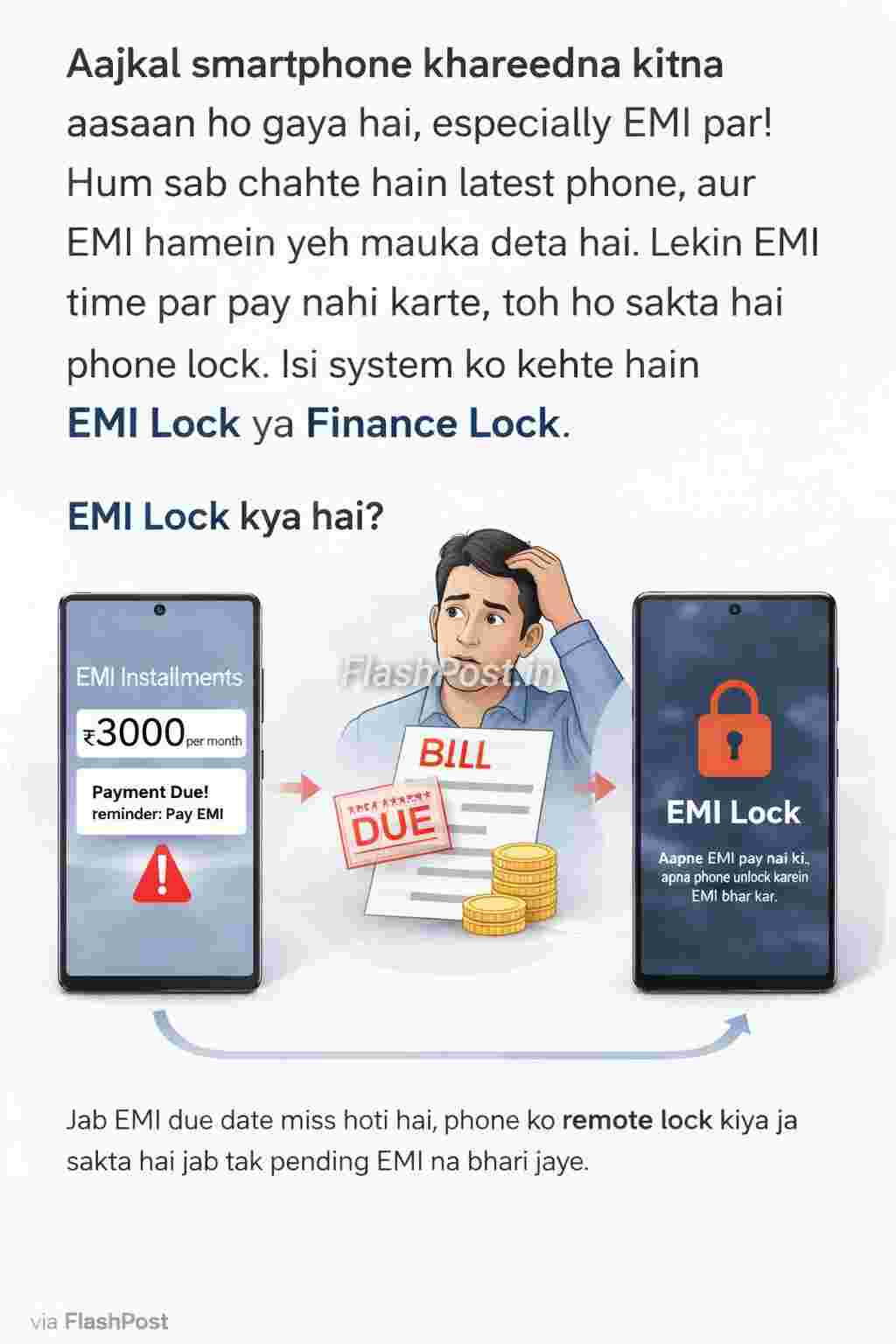 Mobile Par EMI Lock: Kaise Lagta Hai Aur Isse Kaise Bachein?