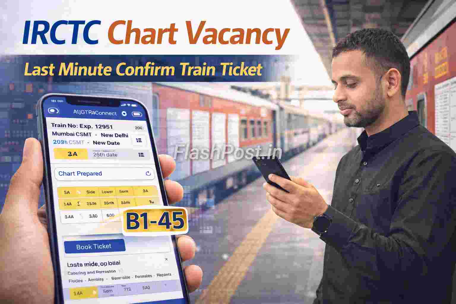 IRCTC Chart Vacancy: Last-Minute Train Ticket Ki Umeed!