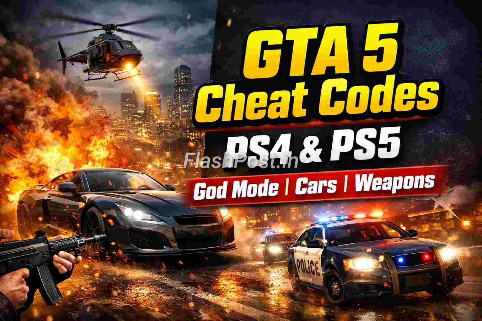 GTA 5 Cheat Codes PS4/PS5: Secret Tricks Se Bane Los Santos Ke Badshah! (Fayde, Nuksaan Aur Poori List)