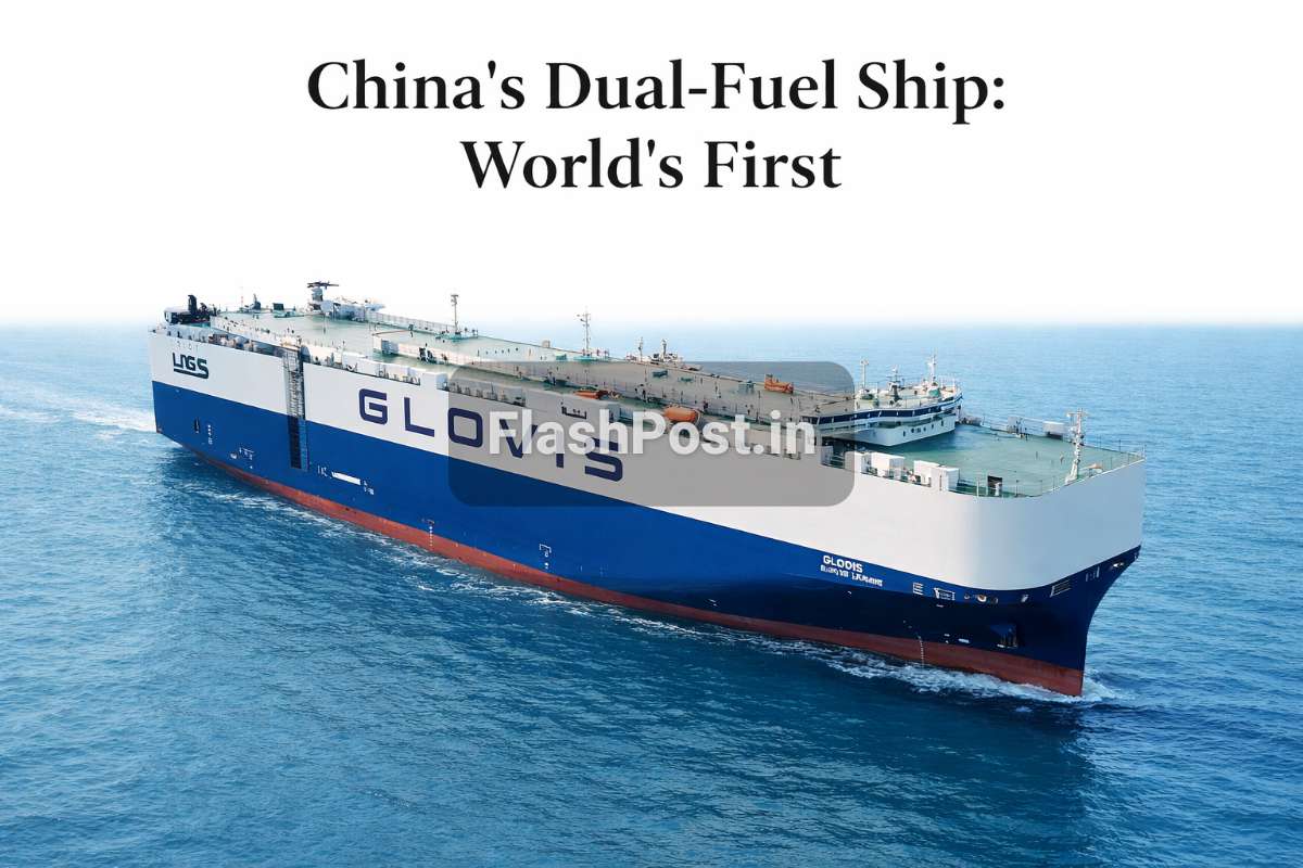 China Ka Naya 'Samudri Danav' Car Carrier: Duniya Ka Pehla Dual-Fuel Ship, Samudri Parikshan Shuru!