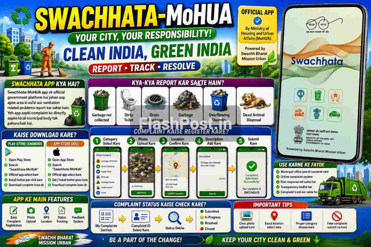 Swachhata-MoHUA App Kya Hai? Kaise Kaam Karti Hai Aur Isse Kaise Use Kare 