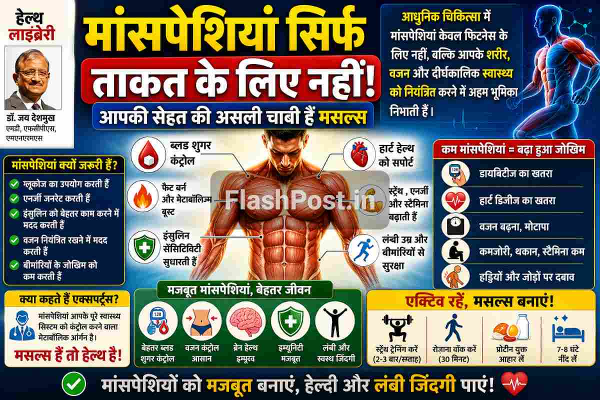 मांसपेशियां सिर्फ ताकत के लिए नहीं: Muscles Body Ka Metabolic Engine Kaise Hain?